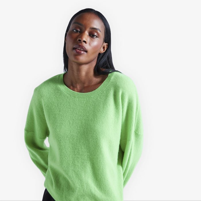 Sweater Picadilly met Cashmere | Absolut Cashmere | Groen