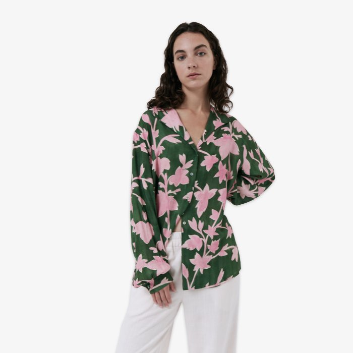 Bloemen Shirt Bella | Amt. | Roze