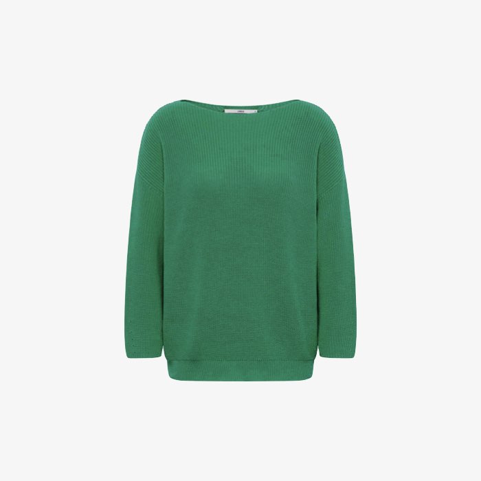Gebreide Boothals Sweater GOTS | Lanius
