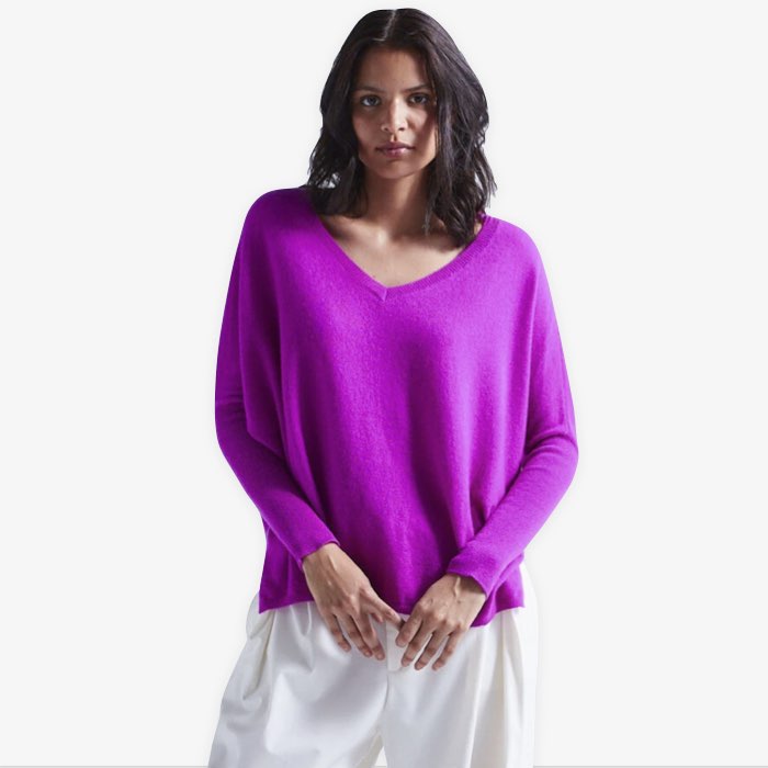 Cashmere Sweater Camille | Absolut Cashmere | Violet