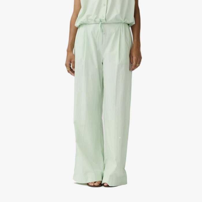 Lichtgroene Wijde Broek Moonflower van Alchemist