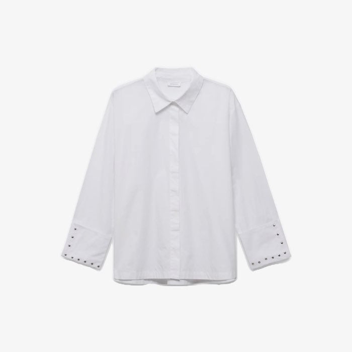 Witte Blouse met Studs Isabel van Alchemist