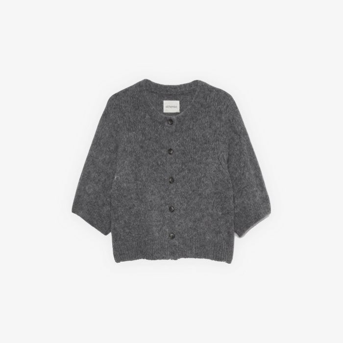 Grijs Alpaca Vestje Caroline van Alchemist
