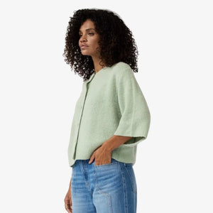 Lichtgroen Alpacamix Vestje Caroline van Alchemist