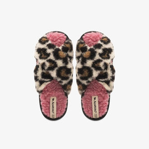 Wollen Slippers Twenn X Panter | Alwero | Roze