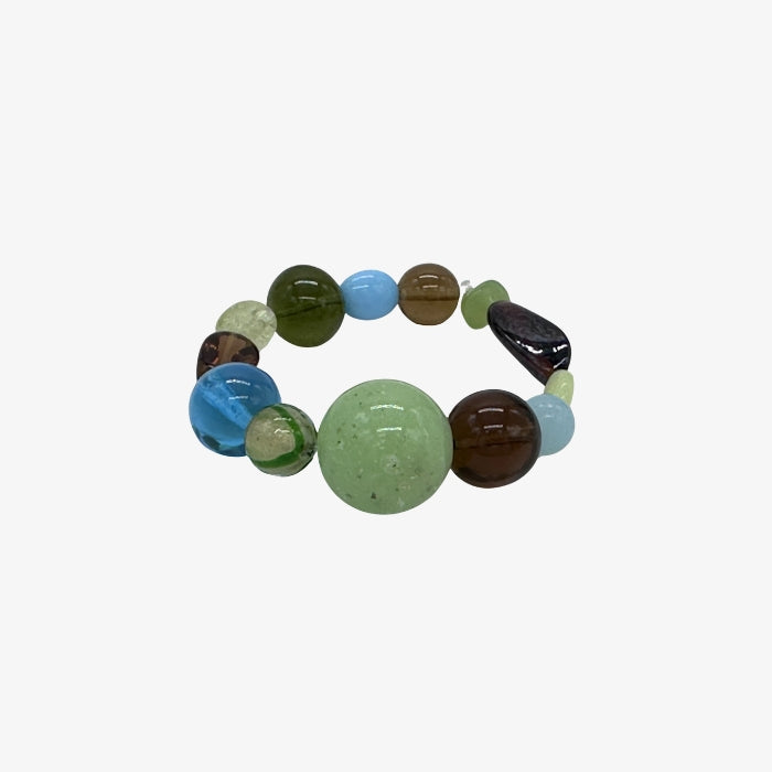 Blauw/Groen/Bruine Armband Nomad Soul