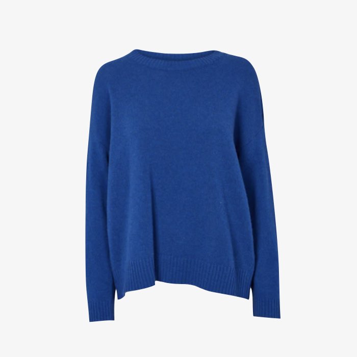 Gebreide Sweater Lisa | Basic Apparel | Blauw