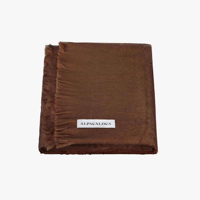 Alpaca Sjaal Chocolat van Alpaca Loca