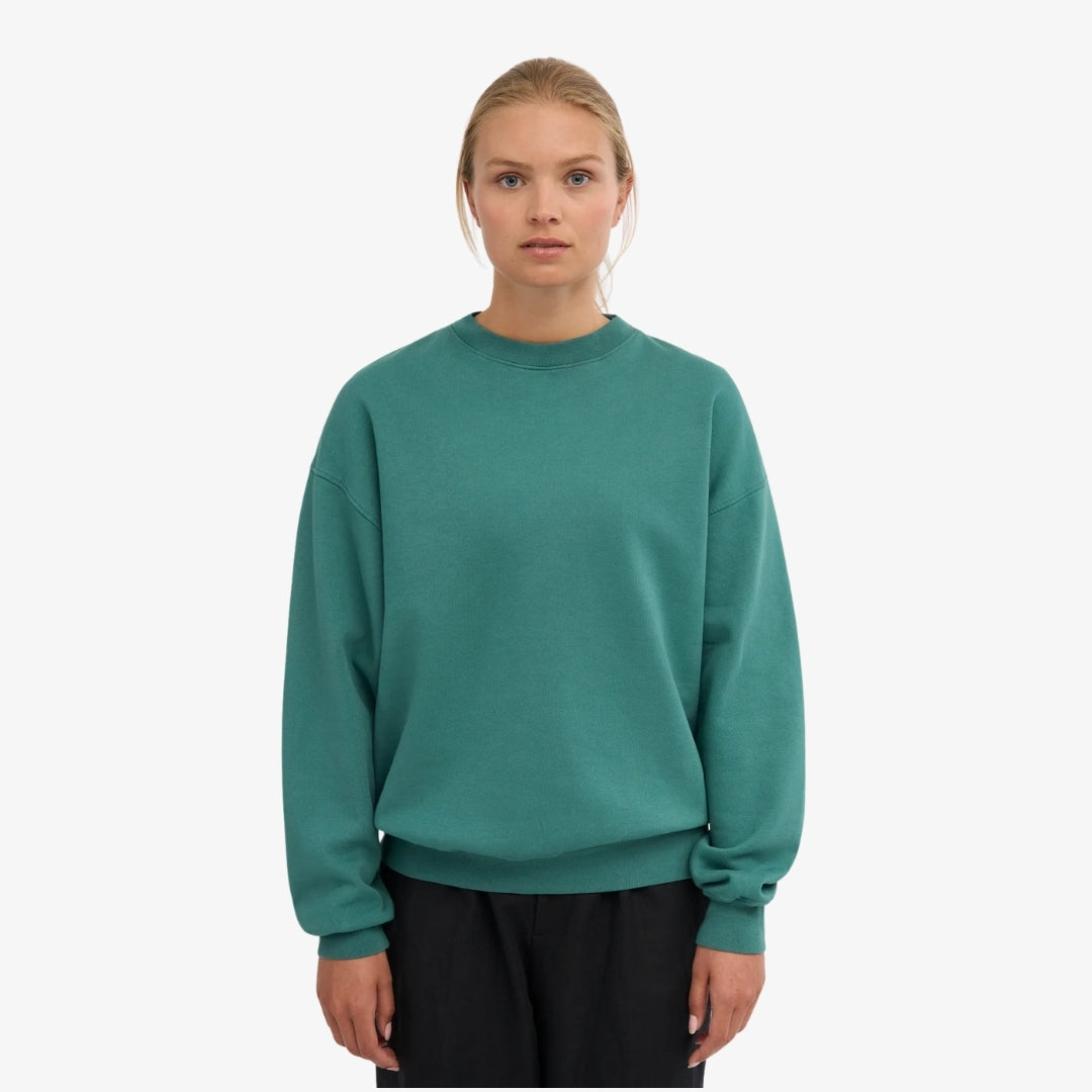 Groene Oversized Sweater van Colorful Standard