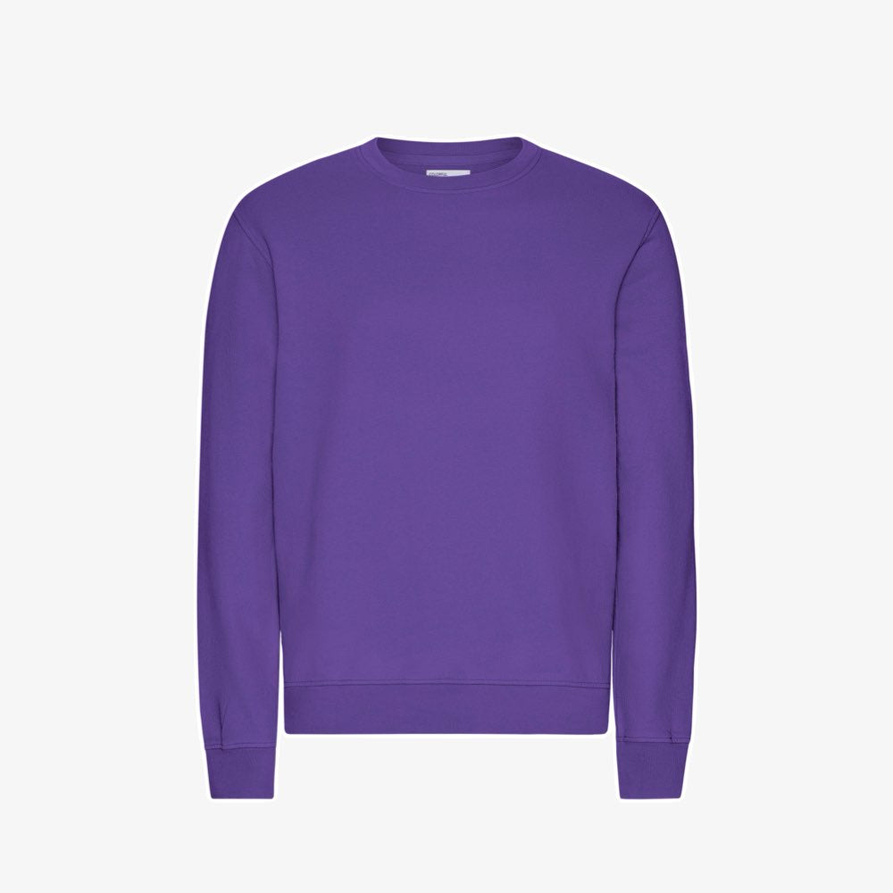 Paarse Oversized Sweater van Colorful Standard - Ultra Violet