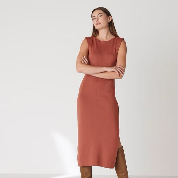Ana Dress | Floria Collective | Koperbruin