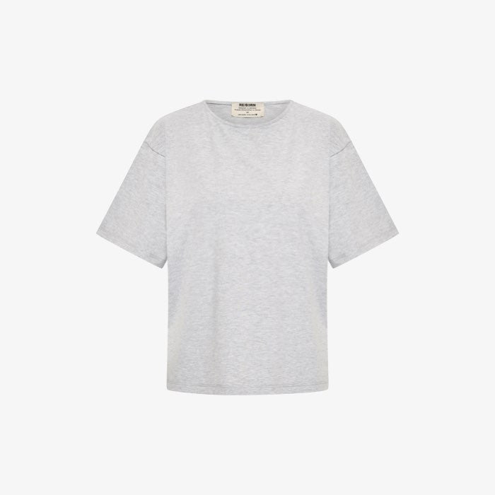 Grijs Biologisch Katoenen T-shirt Zoe van RE/Born