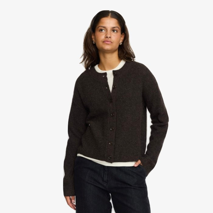 Donkerbruin Vest West van Soft Rebels