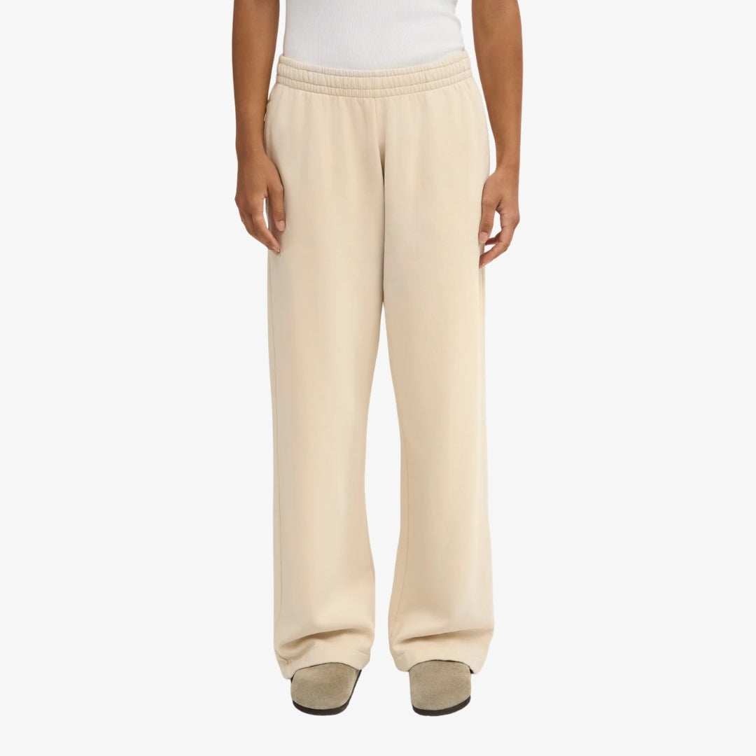 Ivoorwitte Sweatpants Straight Leg van Colorful Standard