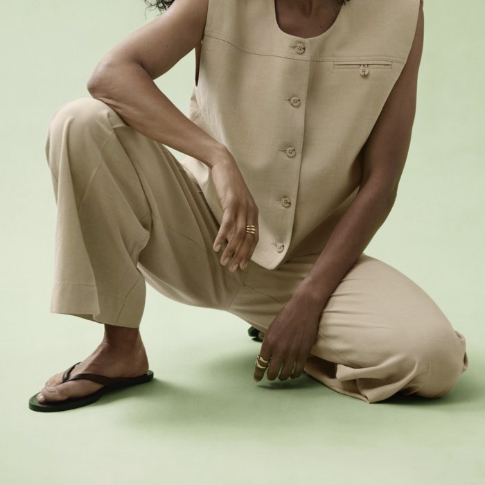 Beige Wijde Broek Sammy van Alchemist