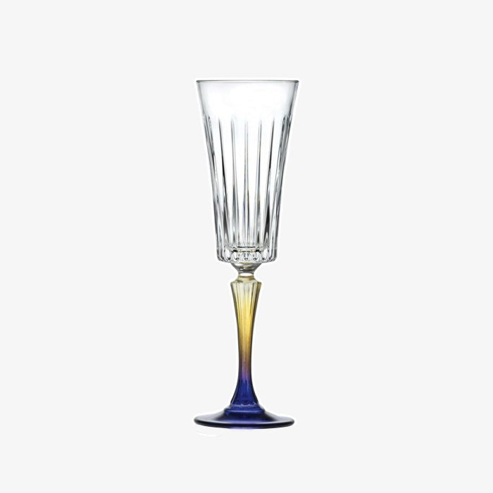 Kristallen Champagneglas | RCR | Paars