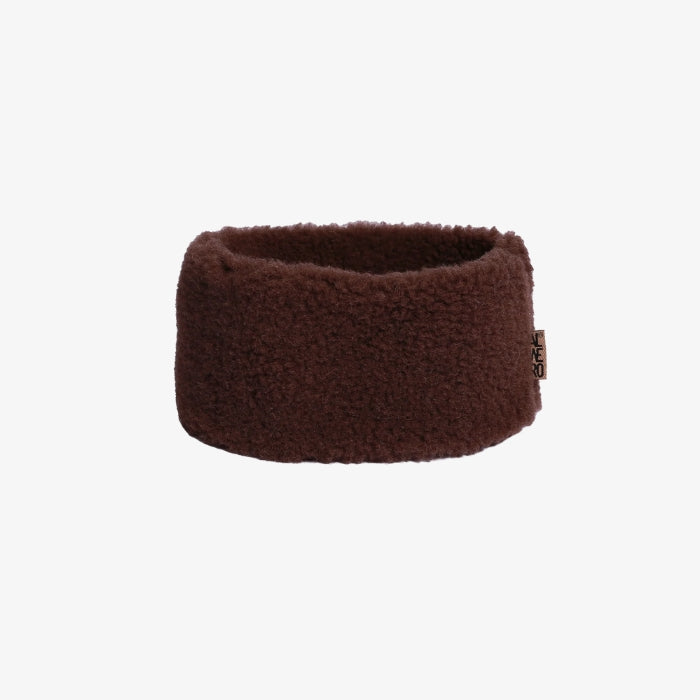 Bruine Wollen Hoofdband van Alwero