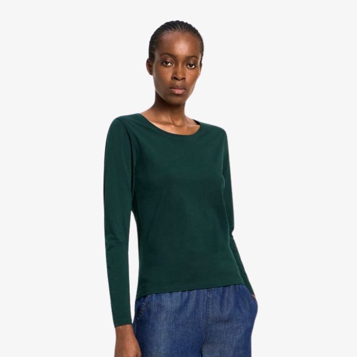 Groene Basis Longsleeve van Lanius