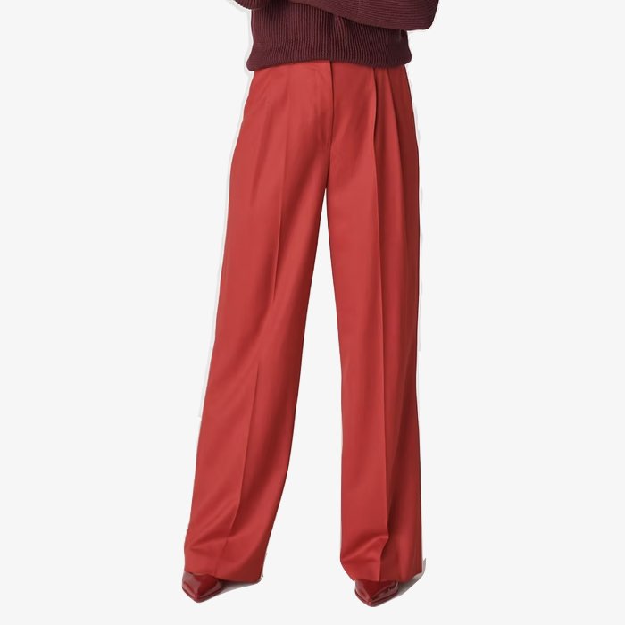 Rode Pantalon Bièl van Floria Collective
