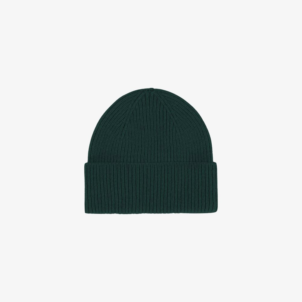 Recycled Merino Wollen Beanie van Colorful Standard - Emerald Green