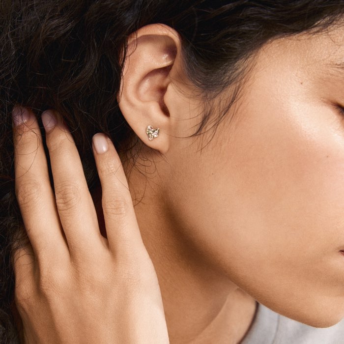 Gouden Hart Studs van Pilgrim