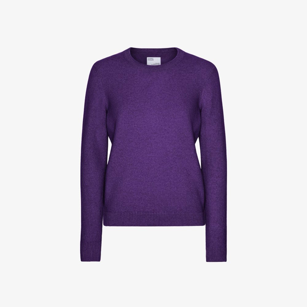 Paarse Wollen Classic Crewneck Sweater van Colorful Standard - Ultraviolet