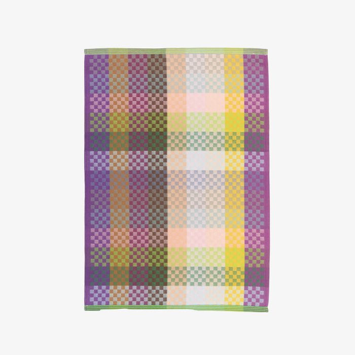 Theedoek #86B Checkered Check Odds & Ends van Foekje Fleur