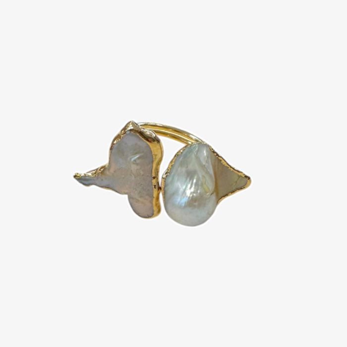 Ring Pearl Duo | m' Anais | Goud