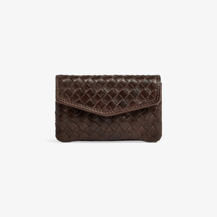 Bruine Portemonnee Faith Weave van Markberg