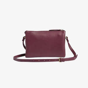 Burgundy Crossbody Tas Vera van Markberg