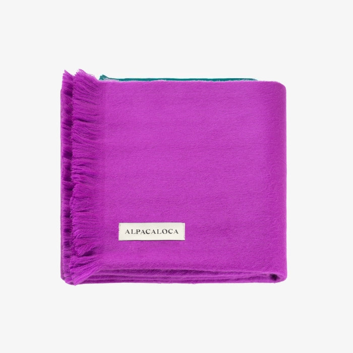 Paarse Alpaca Sjaal Plum van Alpaca Loca