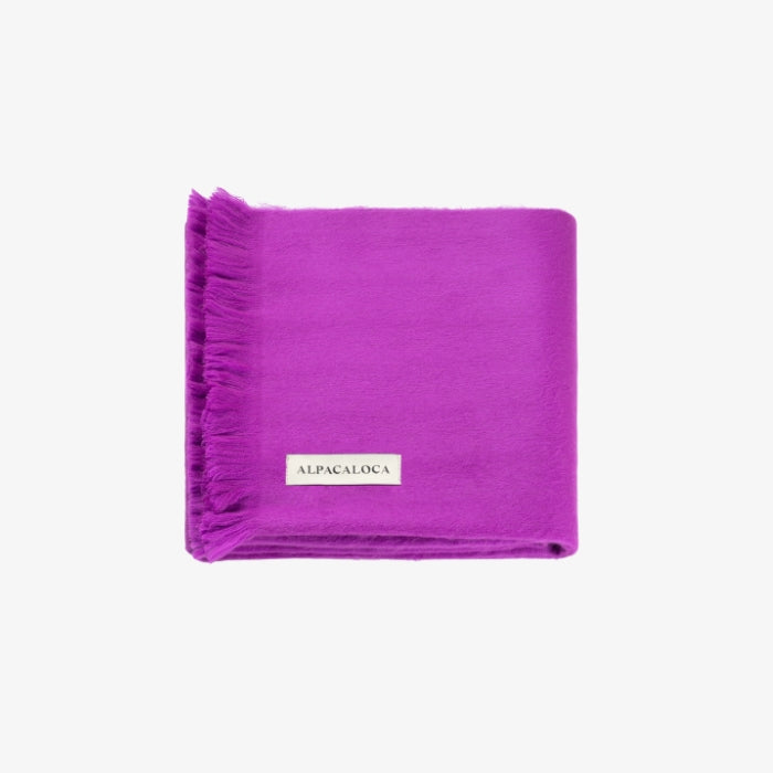 Smalle Paarse Alpaca Sjaal Plum van Alpaca Loca