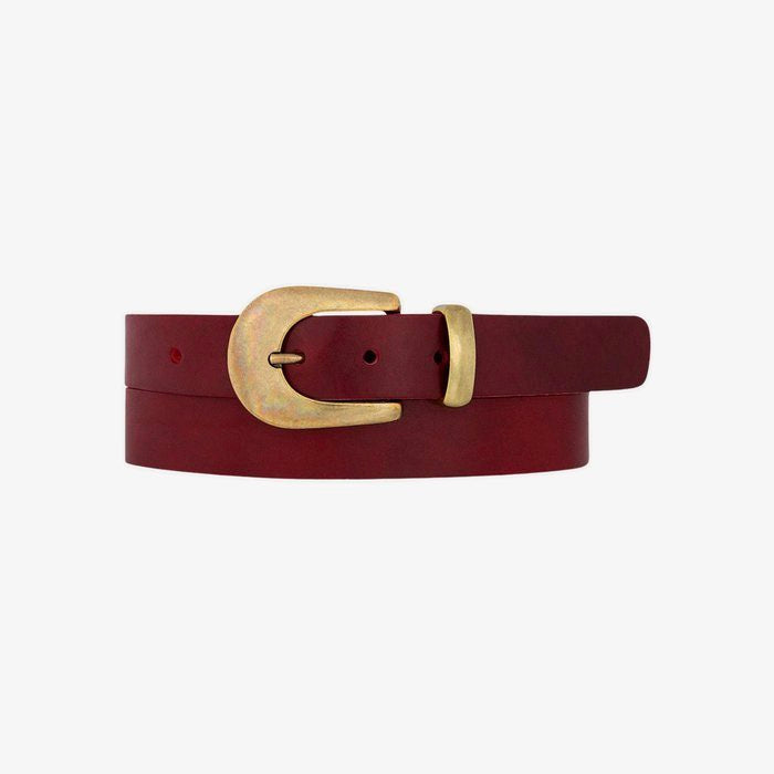 Leren Riem | Amsterdam Heritage | Rood