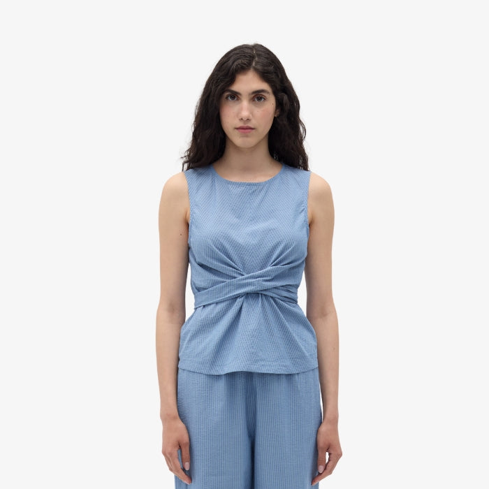 Blauwe Top Holan van Rita Row