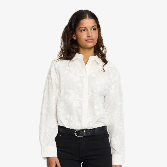 Witte Blouse met bloemen Veronica van Soft Rebels