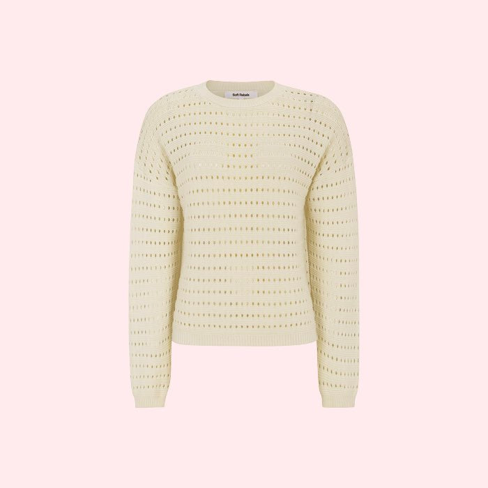 Gebreide Sweater Maren | Soft Rebels | Beige