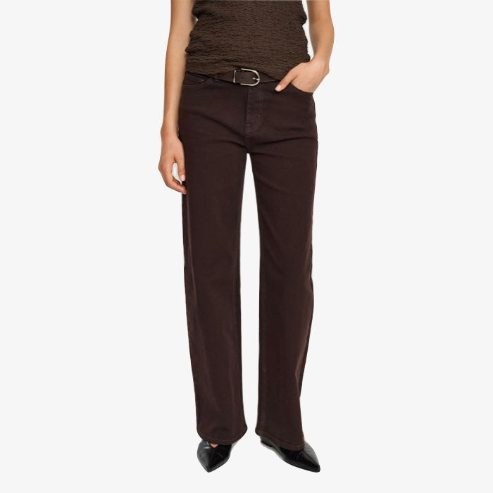 Bruine Straight Fit Jeans van Soft Rebels