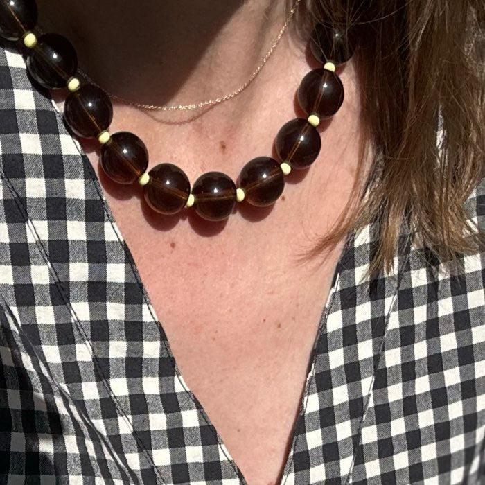Ketting Bigger | WhatTheF | Bruin en Geel