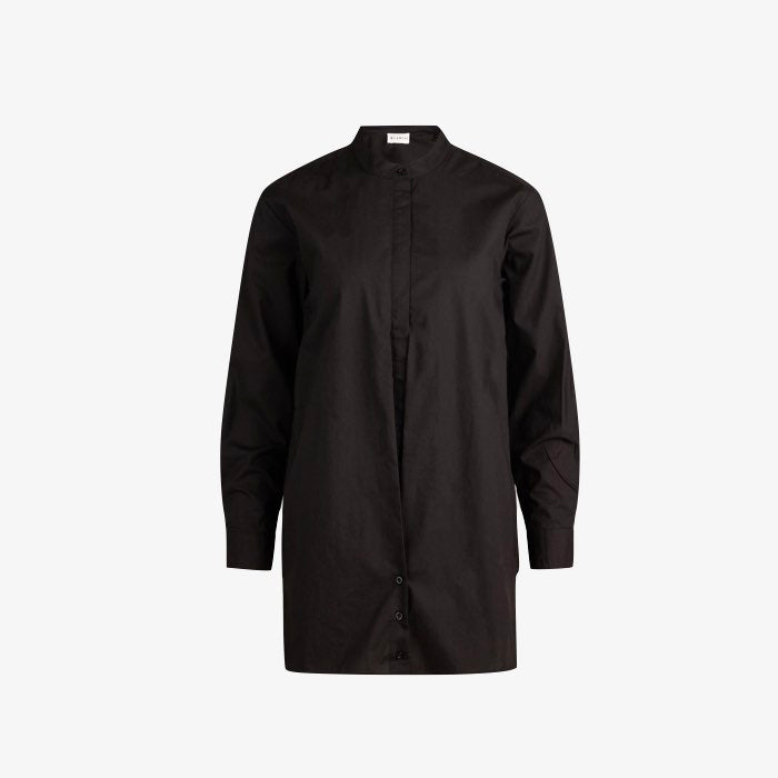 Wrap Shirt Shirin | Blanche | Zwart