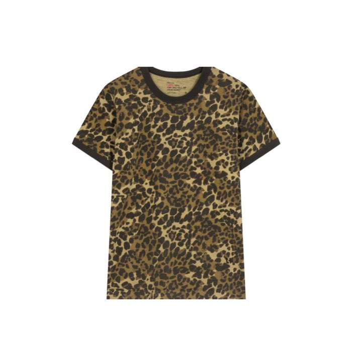 T-shirt Toscou Felin | Leon & Harper | Bruingroen