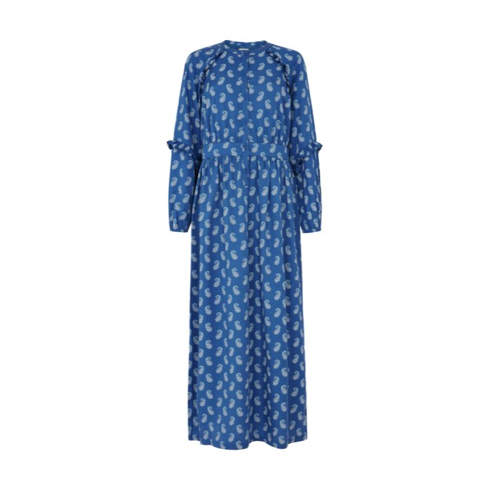 Lange jurk Neha | People Tree | Blauw
