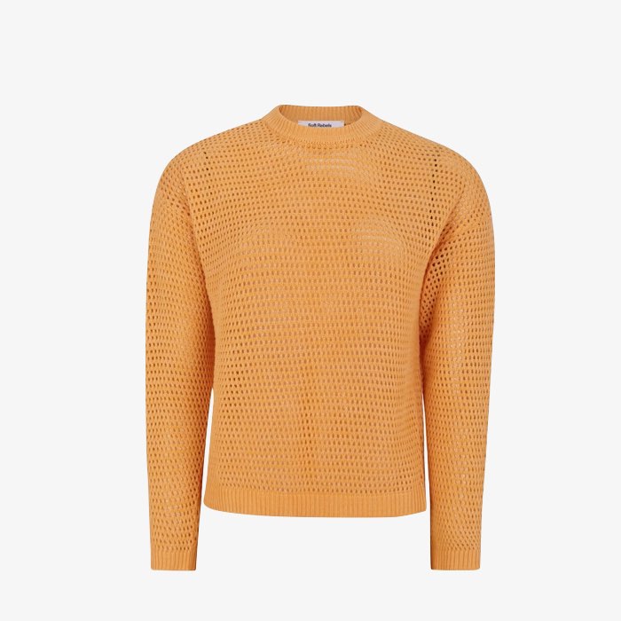 Crochet Sweater Maren | Soft Rebels | Oranje
