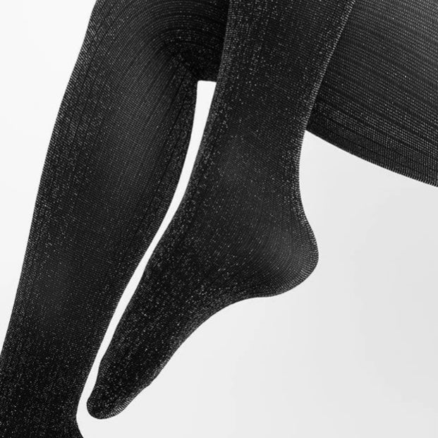 Glitter Panty Lisa | Swedisch Stockings | Zwart